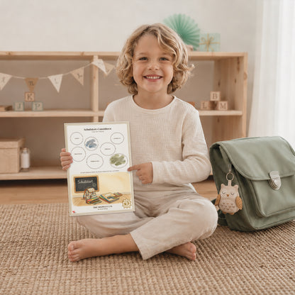 Das Schulstart-Set – emotionale Anwendungsszene (Schulstart) [Lifestyle-Szene]