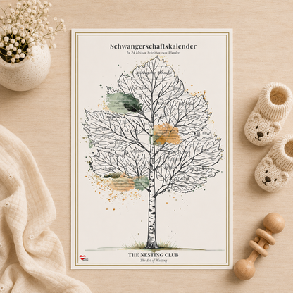 Schwangerschaftskalender – Rubbelkalender A4