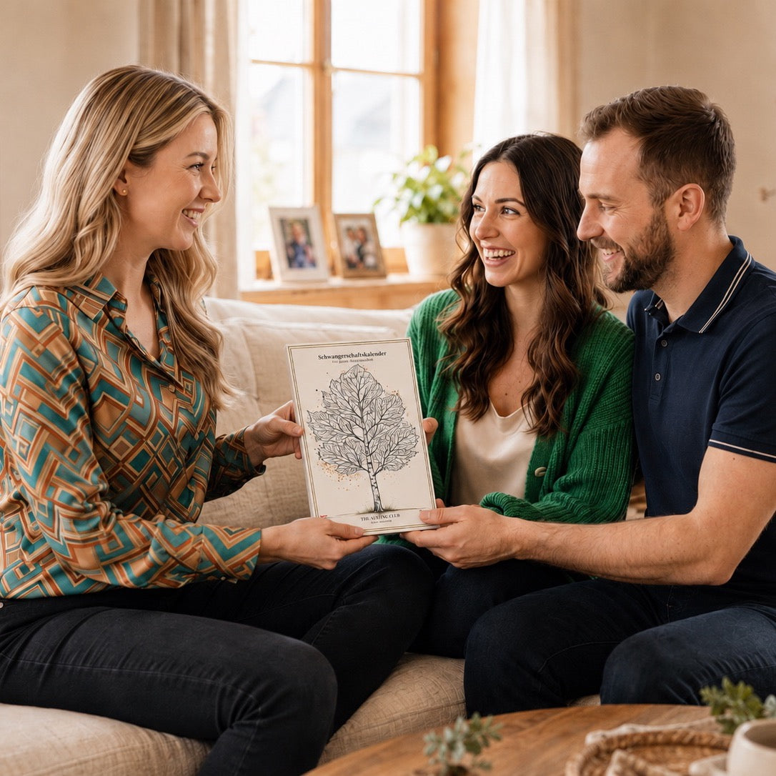 Das Meilenstein-Set – emotionale Anwendungsszene (Schwangerschaft) [Lifestyle-Szene]