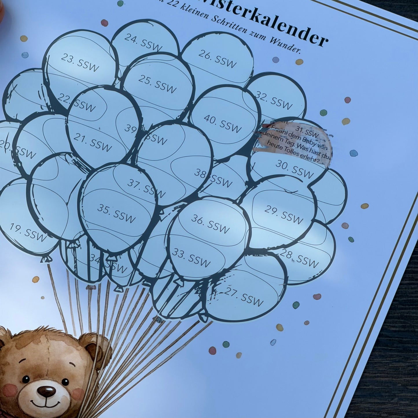 Geschwisterkalender – Gemeinsam warten auf das neue Baby