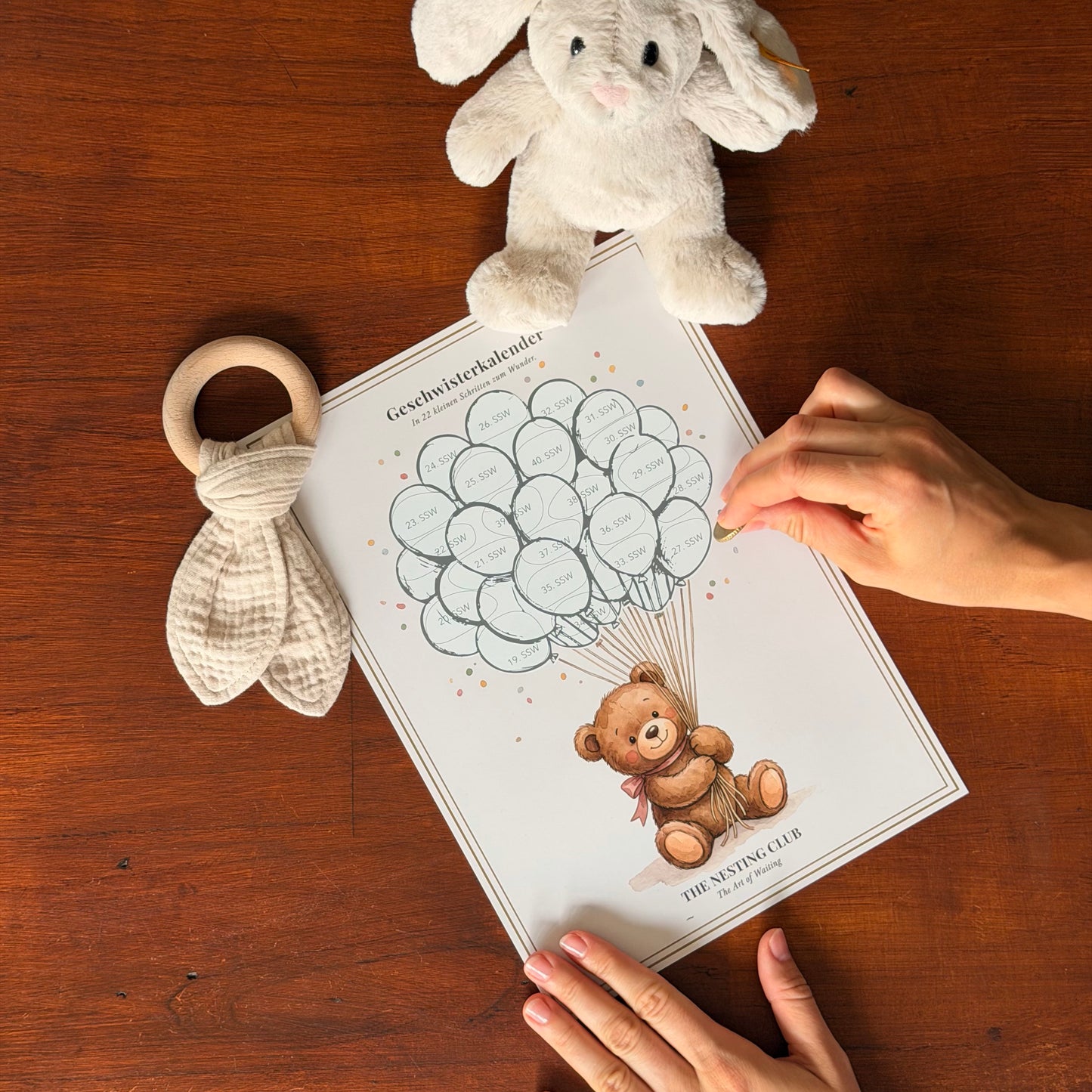 Geschwisterkalender – Gemeinsam warten auf das neue Baby