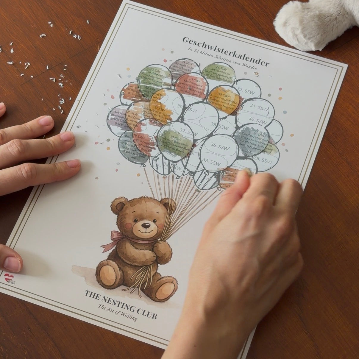Geschwisterkalender – Gemeinsam warten auf das neue Baby
