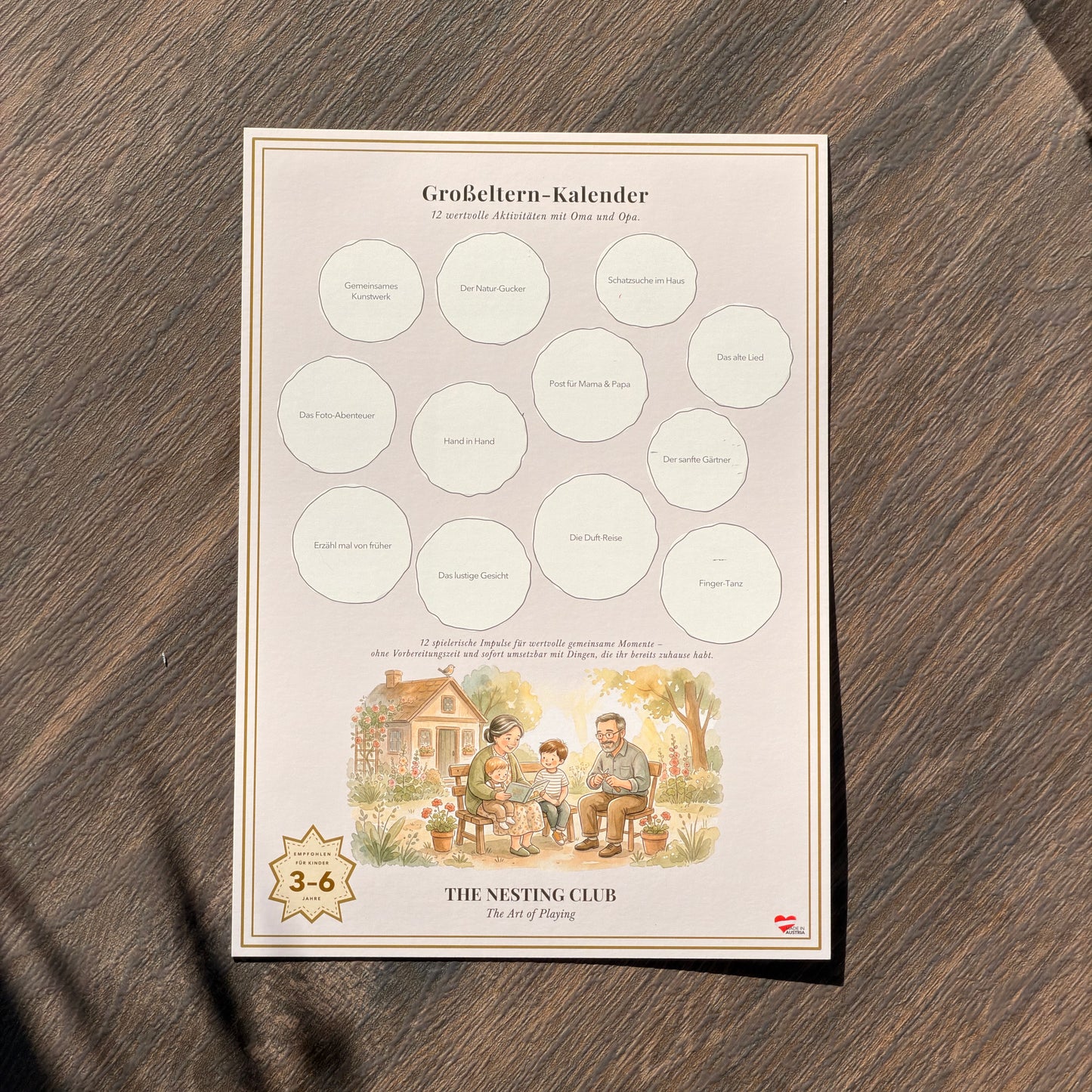 Großeltern-Kalender – 12 Abenteuer mit Oma & Opa